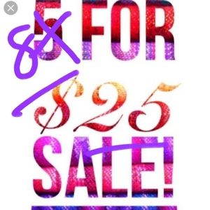 Closet Clearance- Now 8 for $25!!!